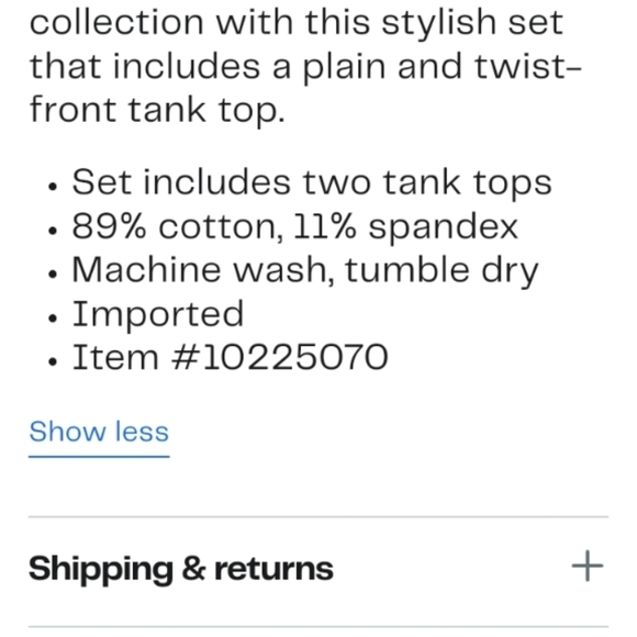 Yogalicious Airlite Pink Twist Front Crop & Airlite Basic  White Crop Tank 2pk L - Picture 12 of 12